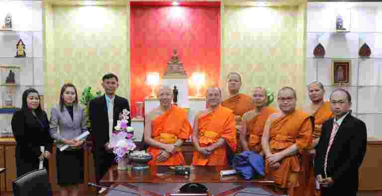 วิทยาลัยสงฆ์ร้อยเอ็ด ถวายมุทิตา “พระครูศรีสิทธิบัณฑิต” และ “พระครูปิยธรรมบัณฑิต,ดร.”